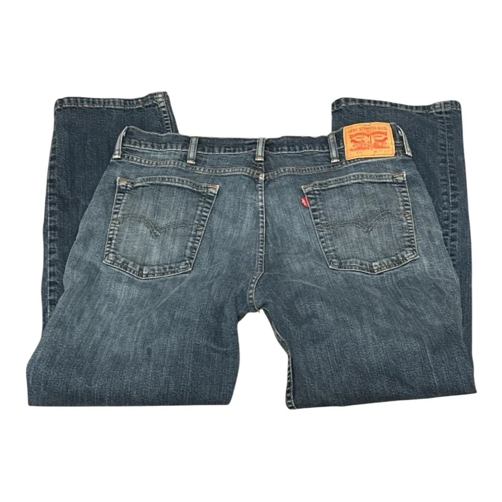 Levi's 514 Men's Dark Blue Jeans 38/30 with Flaws vintage, grunge, festival
